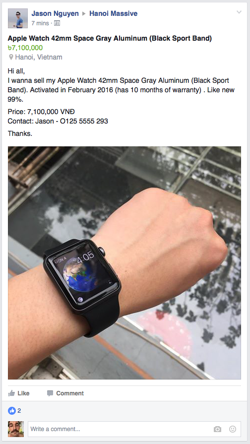 annonce vente apple watch hanoi massive.png